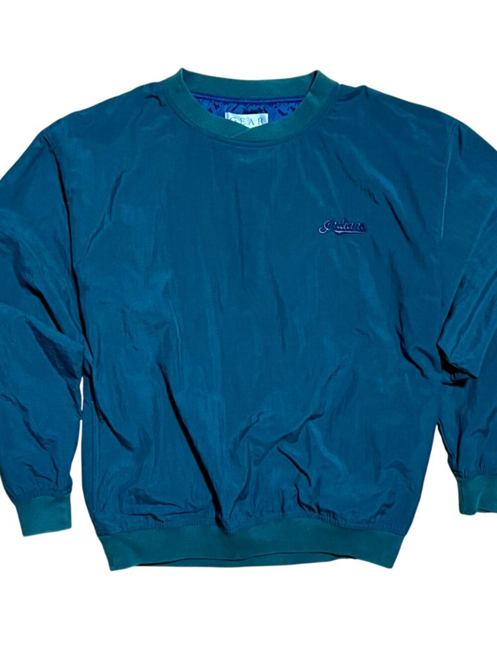 Cleveland Indians Gear For Sports Vintage Windbreaker Jacket, Men's Medium